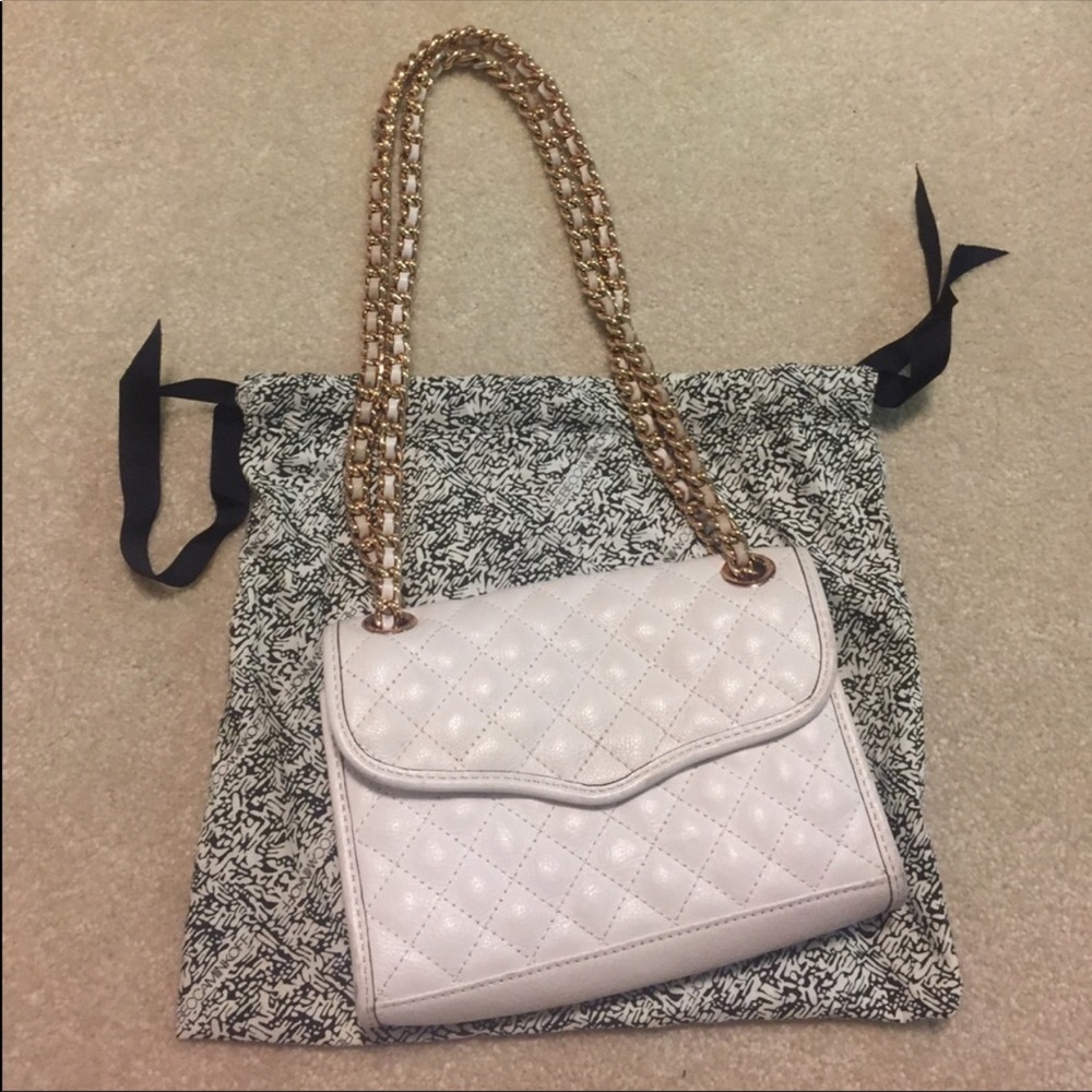 White Rebecca Minkoff Adjustable Crossbody